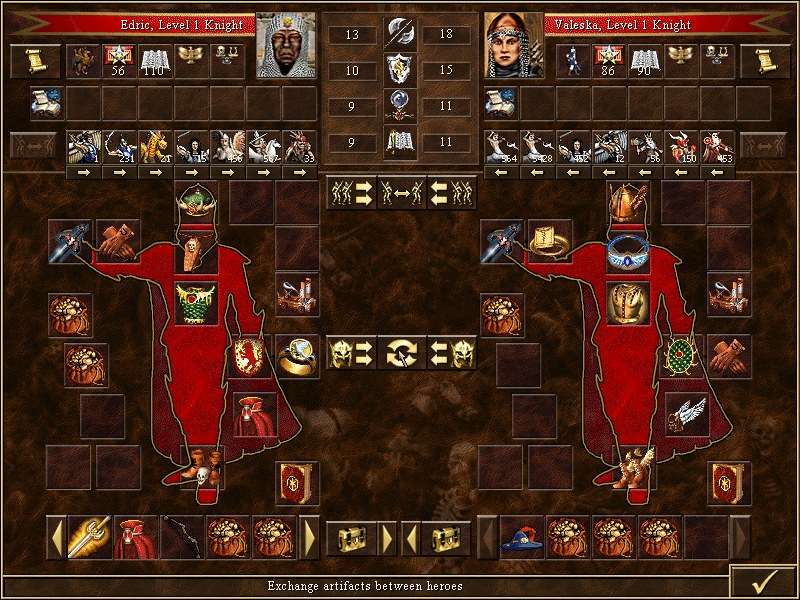 heroes of might and magic artifacts